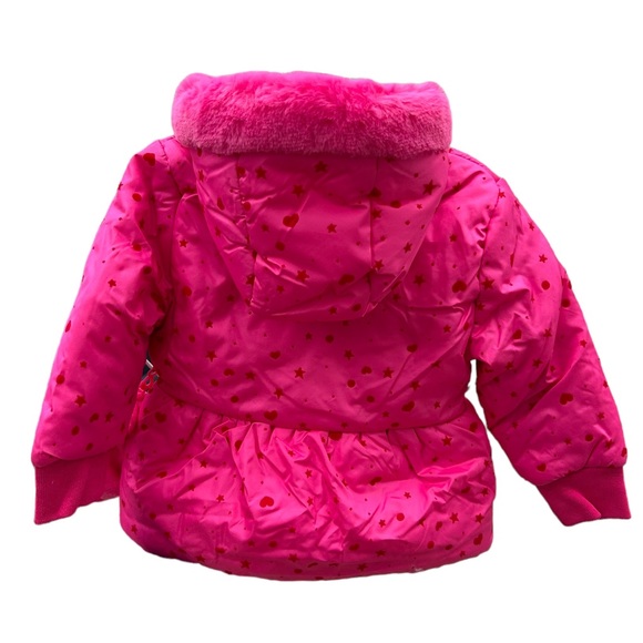 Rothschild - Flocked Peplum hooded jacket with mittens - 24 months - Picture 5 of 9